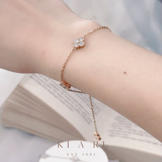Da Hye Four Leaf Clover Bracelet (Rose Gold) 💛
