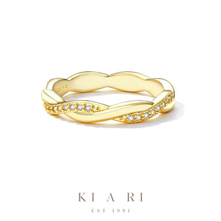 Ja Haeun Petite Entangled Ring (Gold)