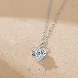 Ma-Eum Seonmul Heart Present Necklace (Silver)