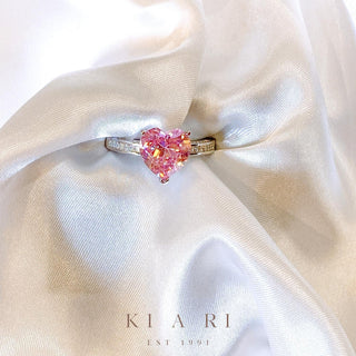 Bo-Ah Heart Diamond Ring 💖