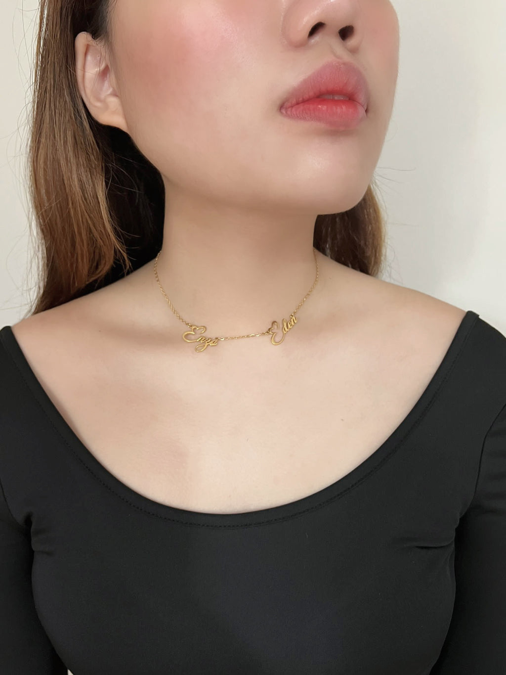 Eomma Personalised Double Name Necklace 👩‍👧‍👦