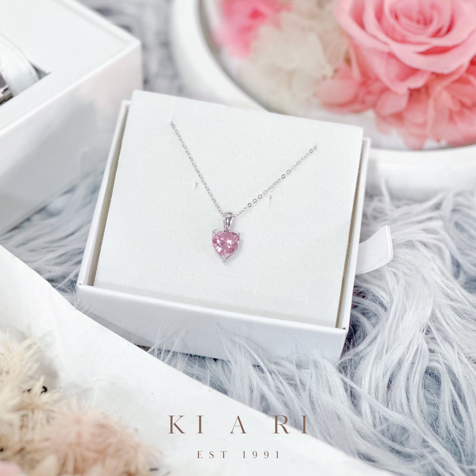 Ari Tourmaline Heart Necklace 💝