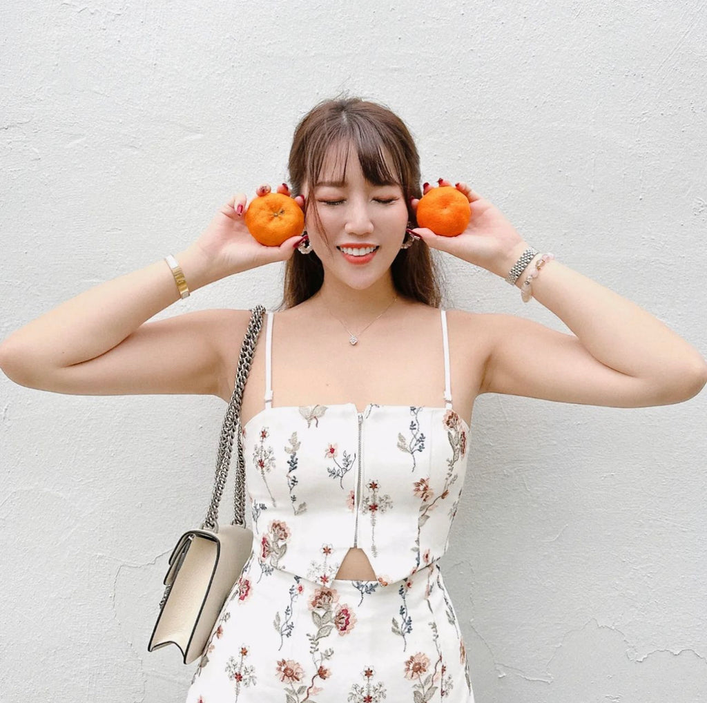 Kyung Mi Four Leaf Clover Necklace (Silver)🍀