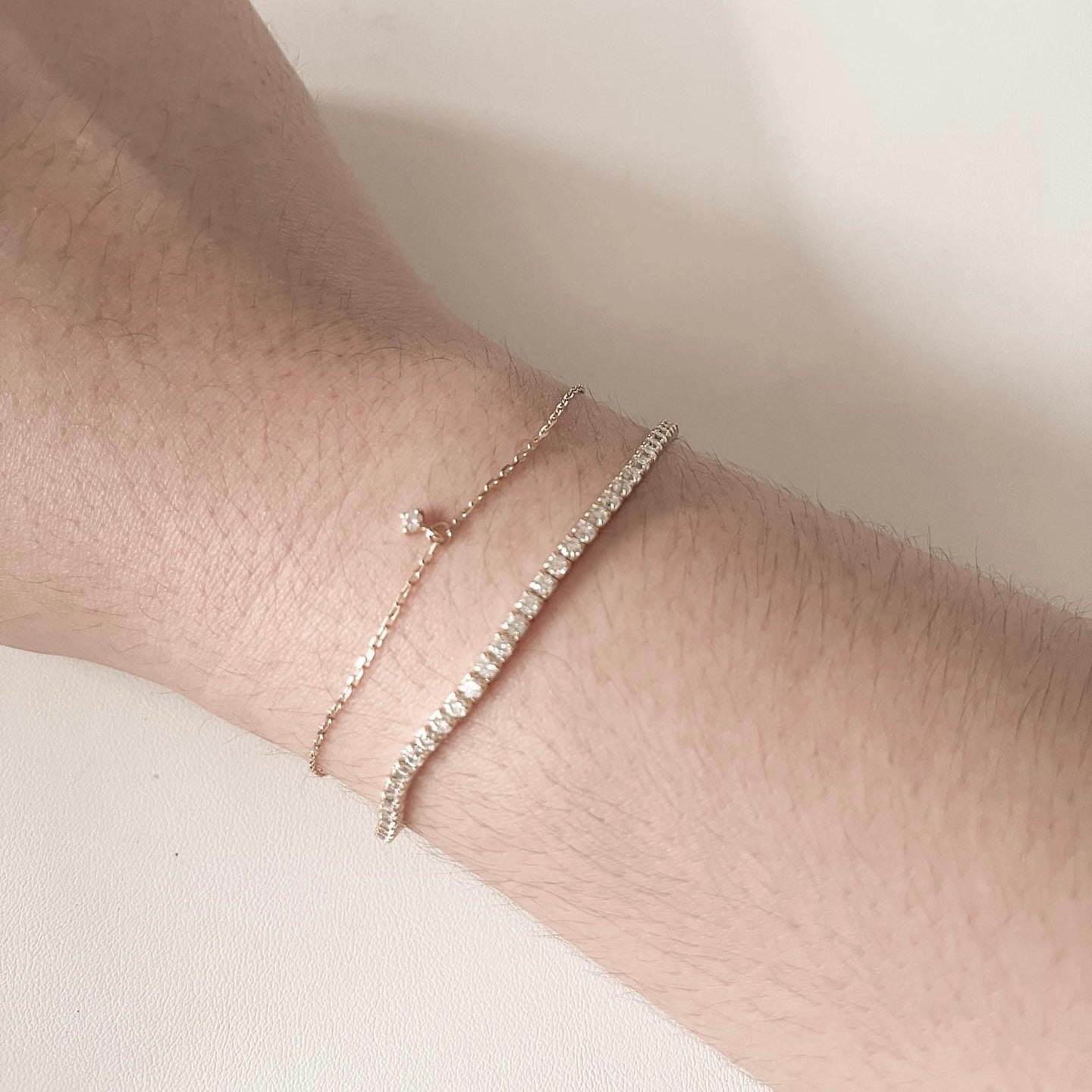 I-Jun 14K Gold Plated Tennis Bracelet (2MM) ✨