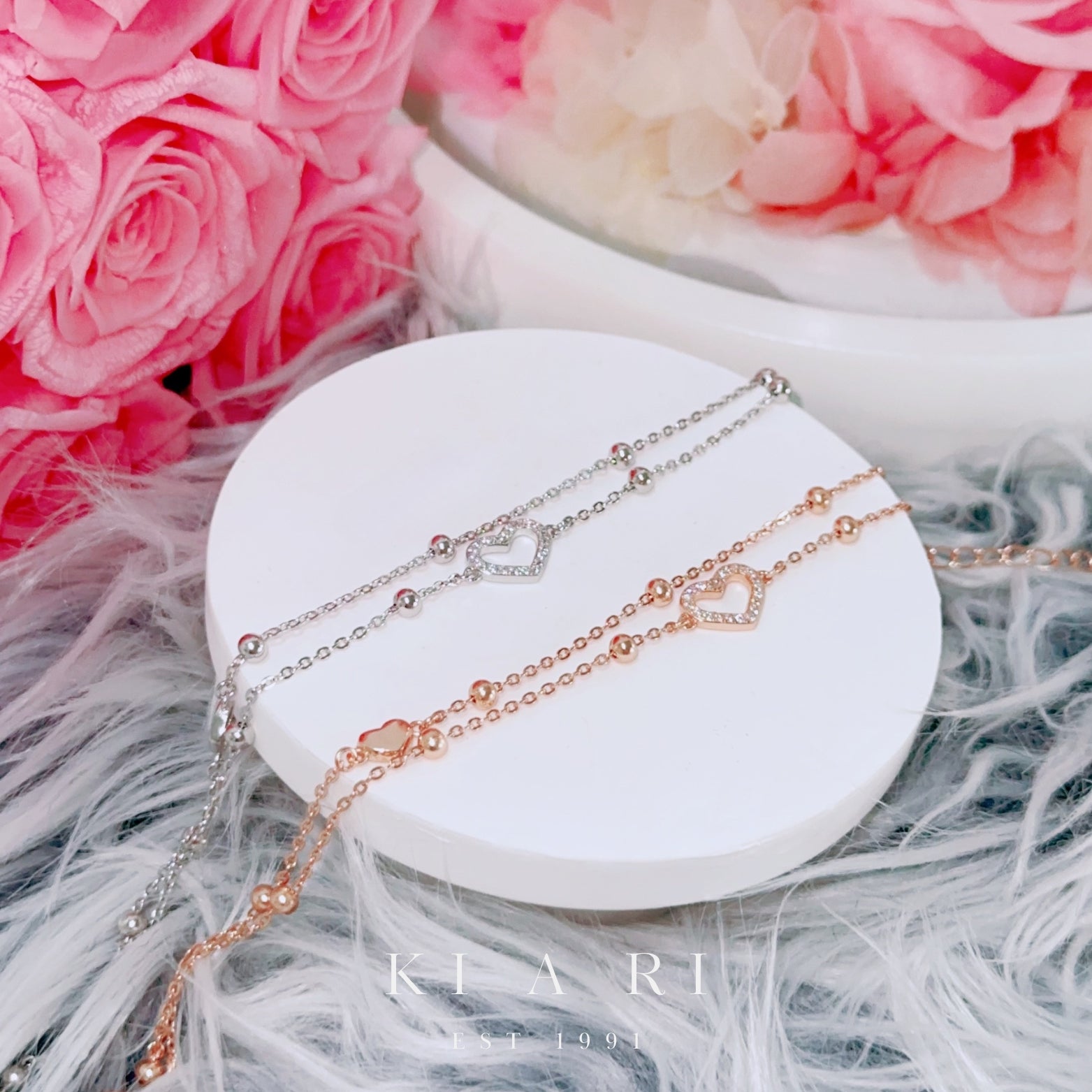 Dal-rae Heart Bracelet (Rose Gold) 🧡