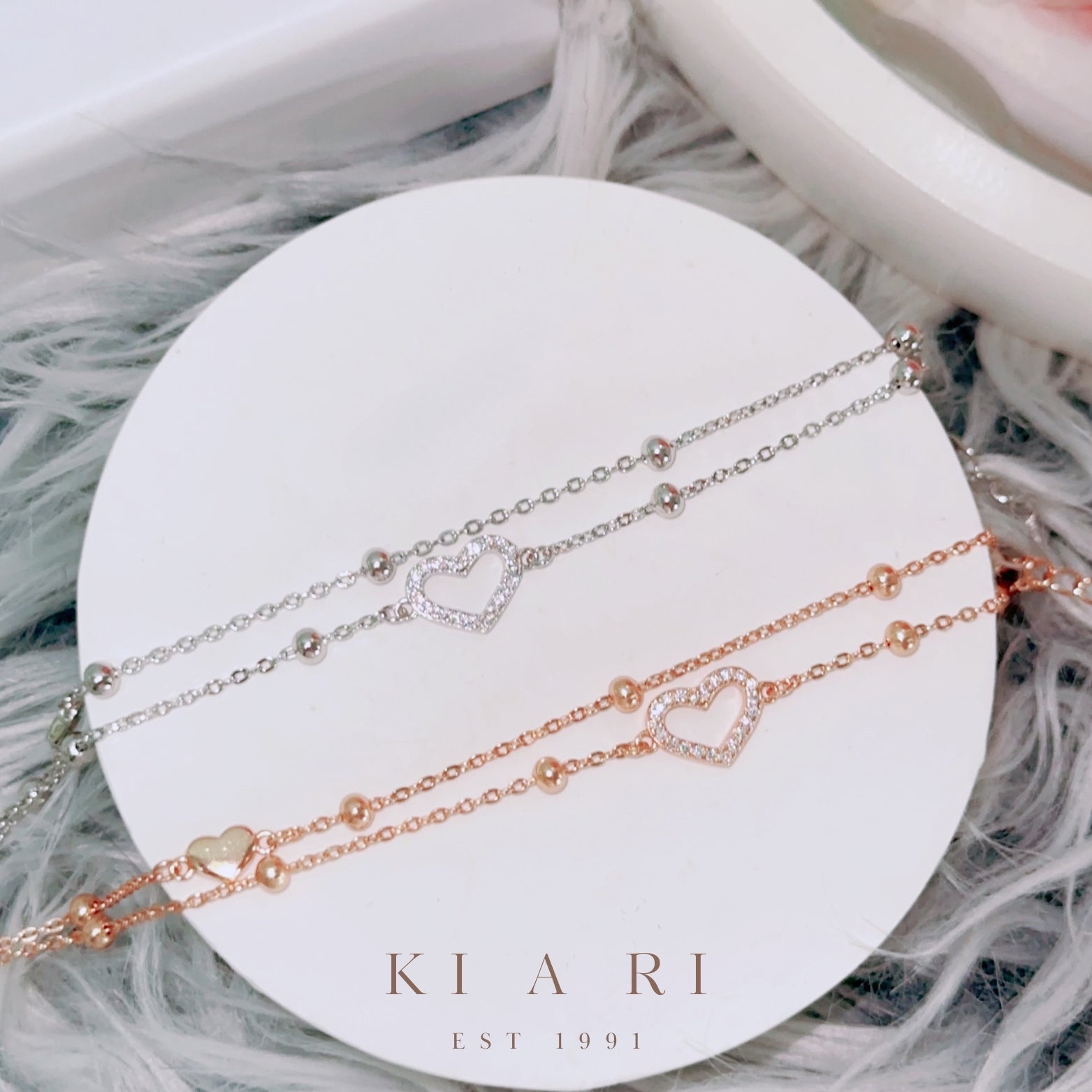 Dal-rae Heart Bracelet (Rose Gold) 🧡