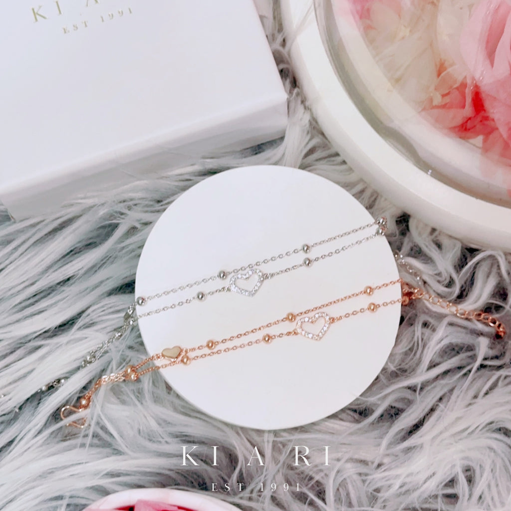 Dal-rae Heart Bracelet (Rose Gold) 🧡