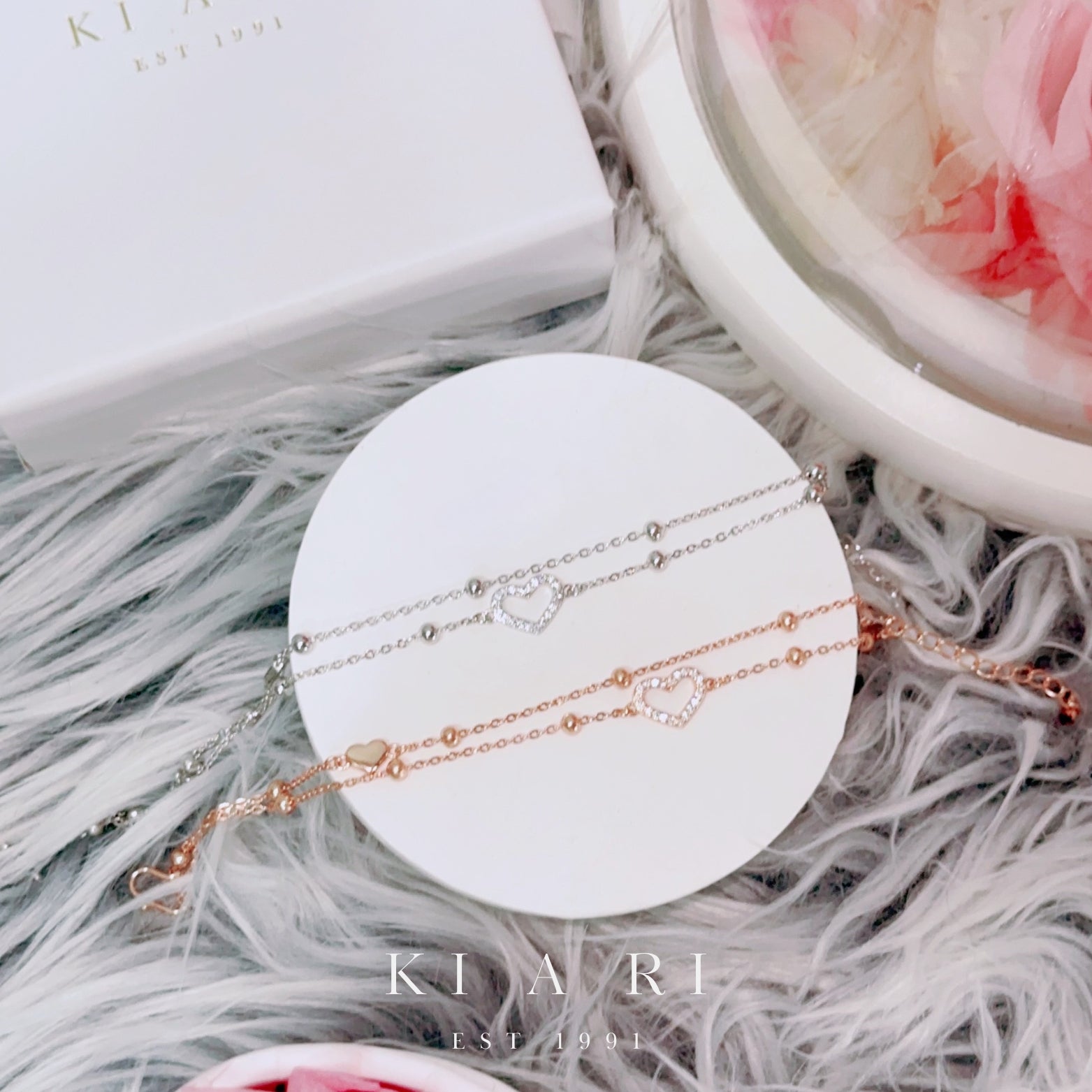 Dal-rae Heart Bracelet (Rose Gold) 🧡