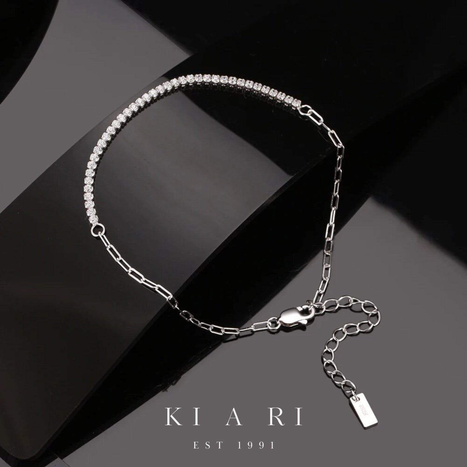 Eunchae Diamond & Chain Bracelet