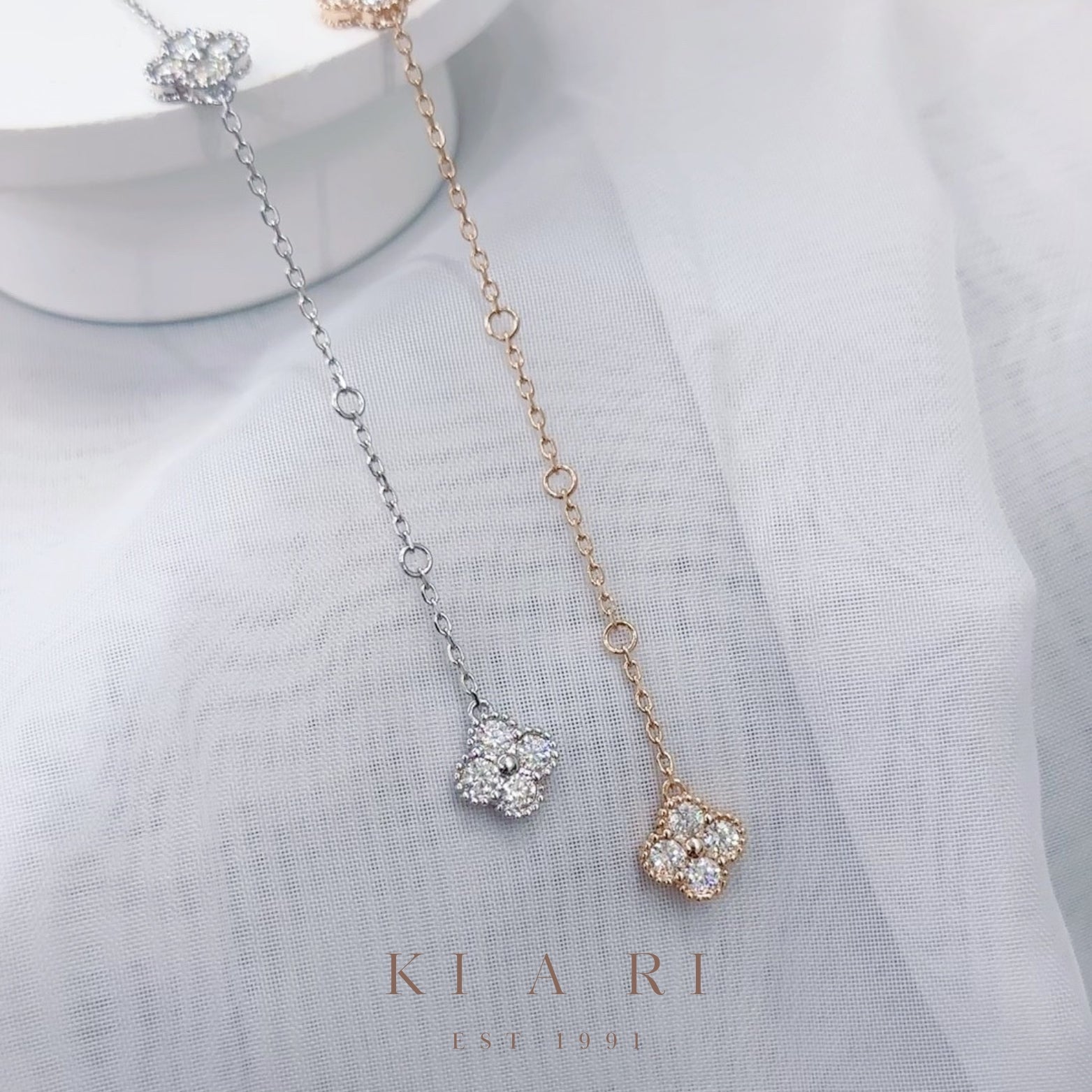 Da Hye Four Leaf Clover Bracelet (Silver) 🤍