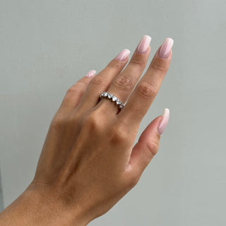 Bong-Cha Heart Eternity Ring (Silver) 🤍