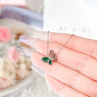 Ha-yoon Nabi Butterfly Necklace (Silver)