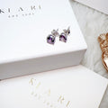 Ara Amethyst Classic Stud Earrings 💜