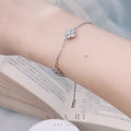 Da Hye Four Leaf Clover Bracelet (Silver) 🤍