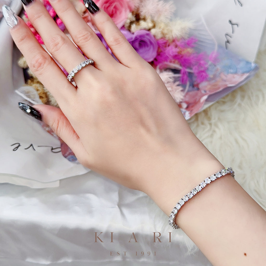A-Yeong Classic Tennis Bracelet (4MM) 🤍