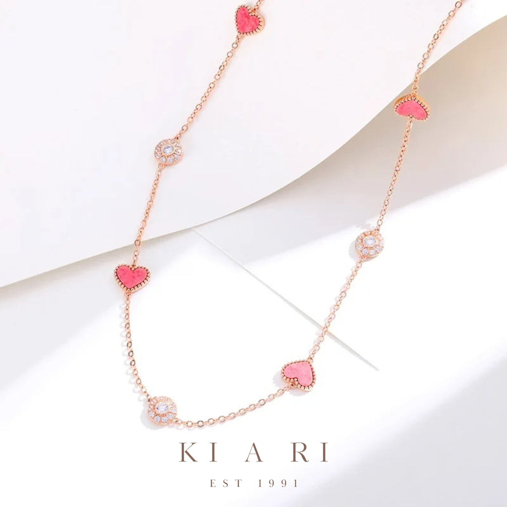 Jae Min Hearts All Over Necklace 🩷
