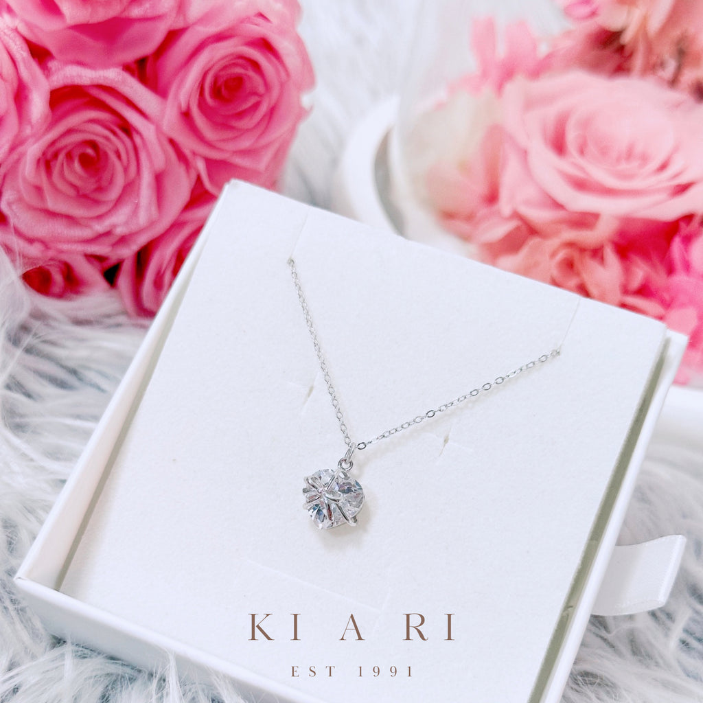 Ma-Eum Seonmul Heart Present Necklace (Silver)
