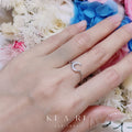 Areum Moon Adjustable Ring 🌙