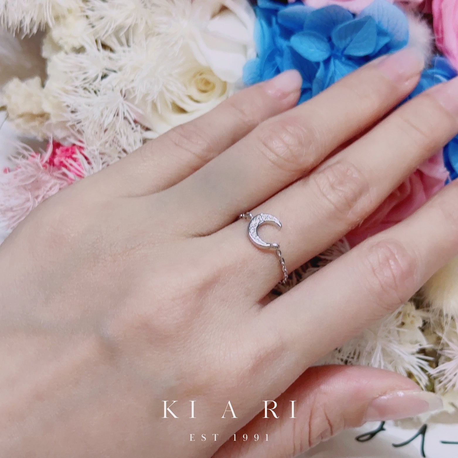 Areum Moon Adjustable Ring 🌙