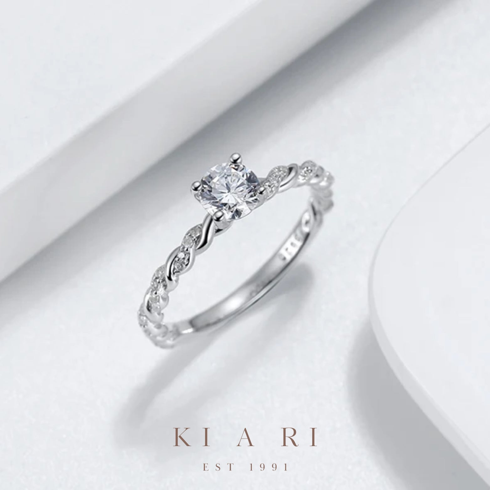 Suk Ja Twisted Diamond Ring