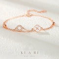 Beom Hyo Mother of Pearl Four Leaf Clover Bracelet 🍀