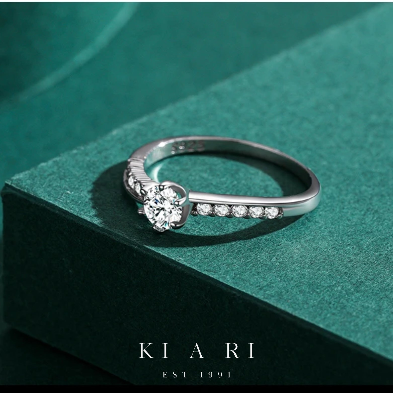 Mun Min 6 Prong Center Stone Half Eternity 💎
