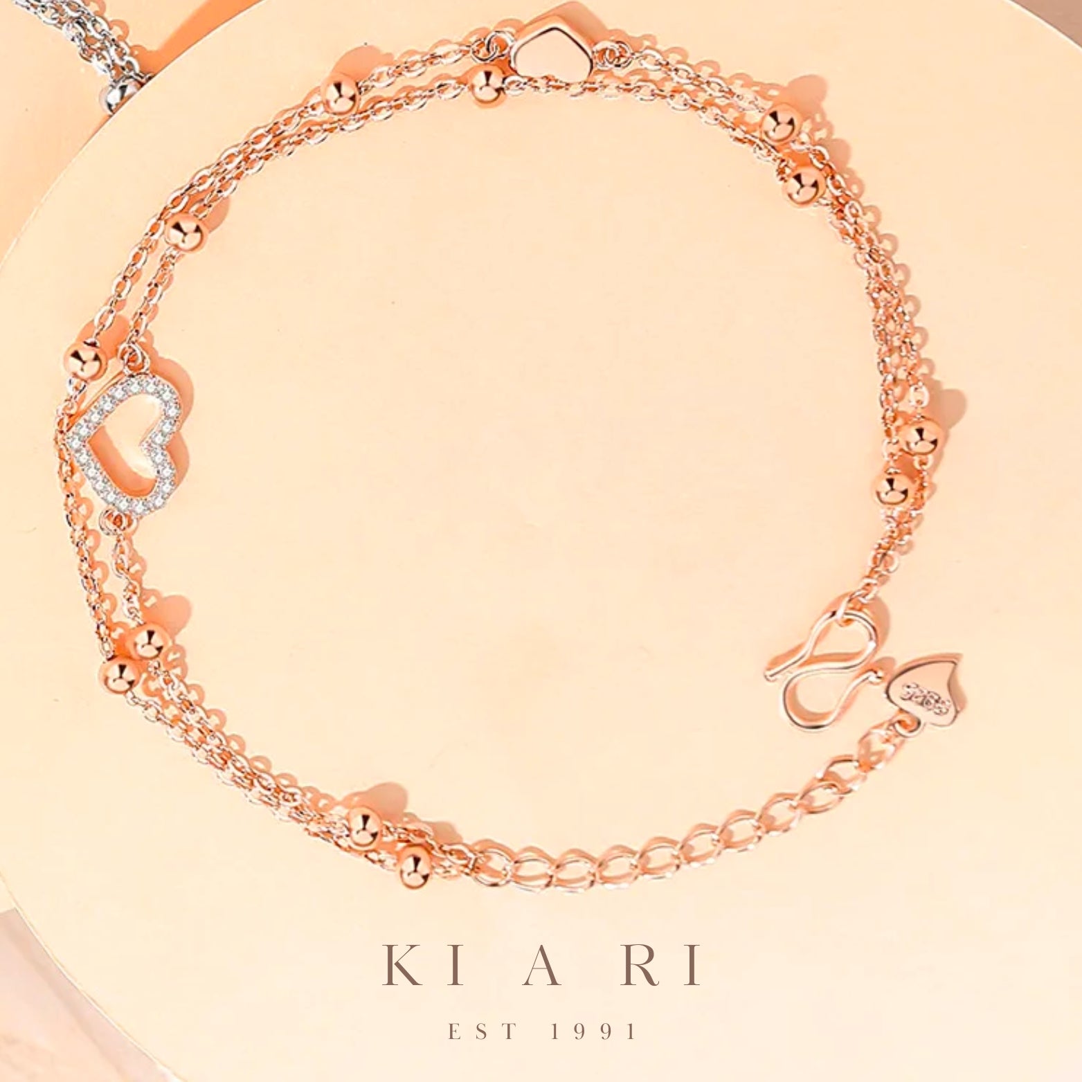 Dal-rae Heart Bracelet (Rose Gold) 🧡