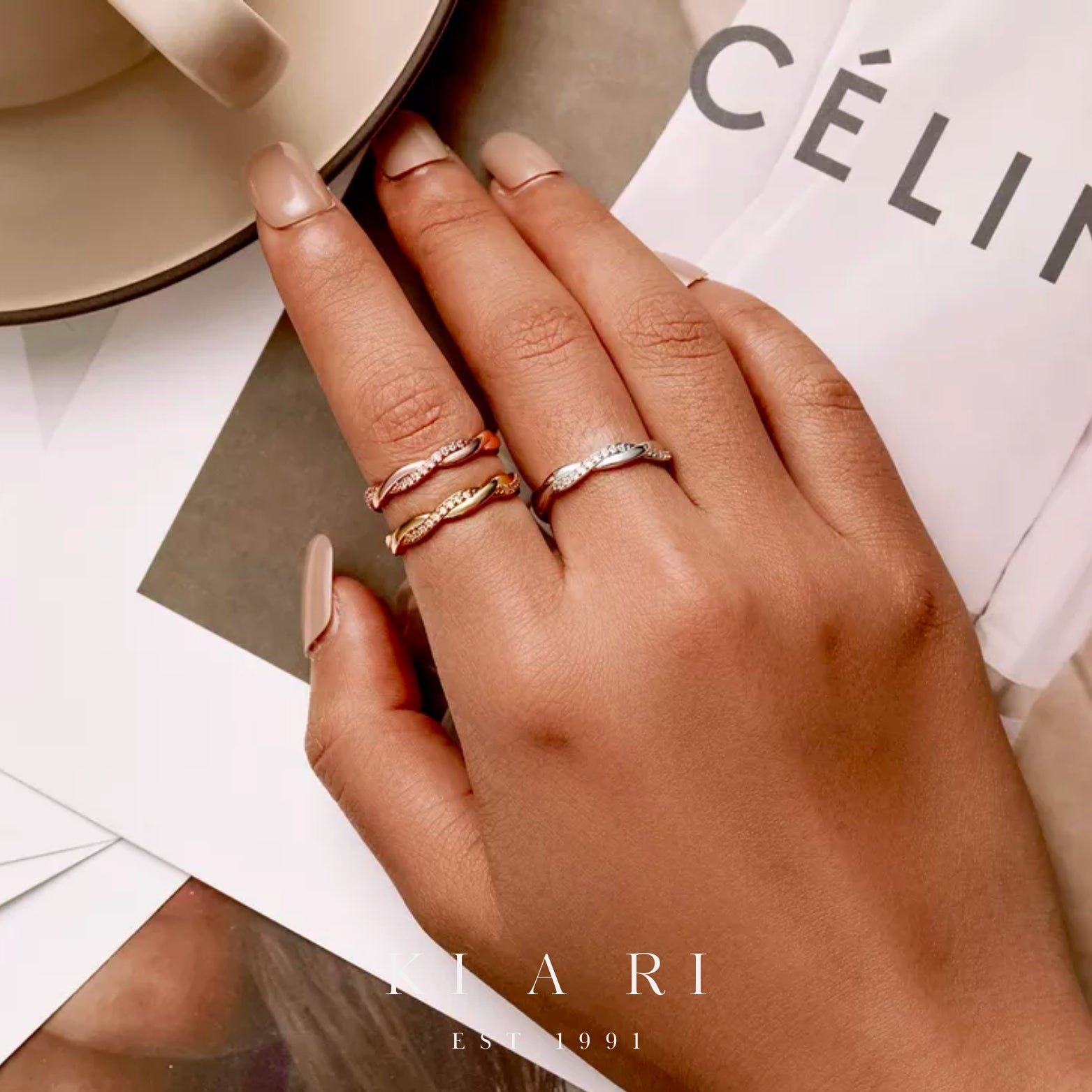 Ja Haeun Petite Entangled Ring (Silver)
