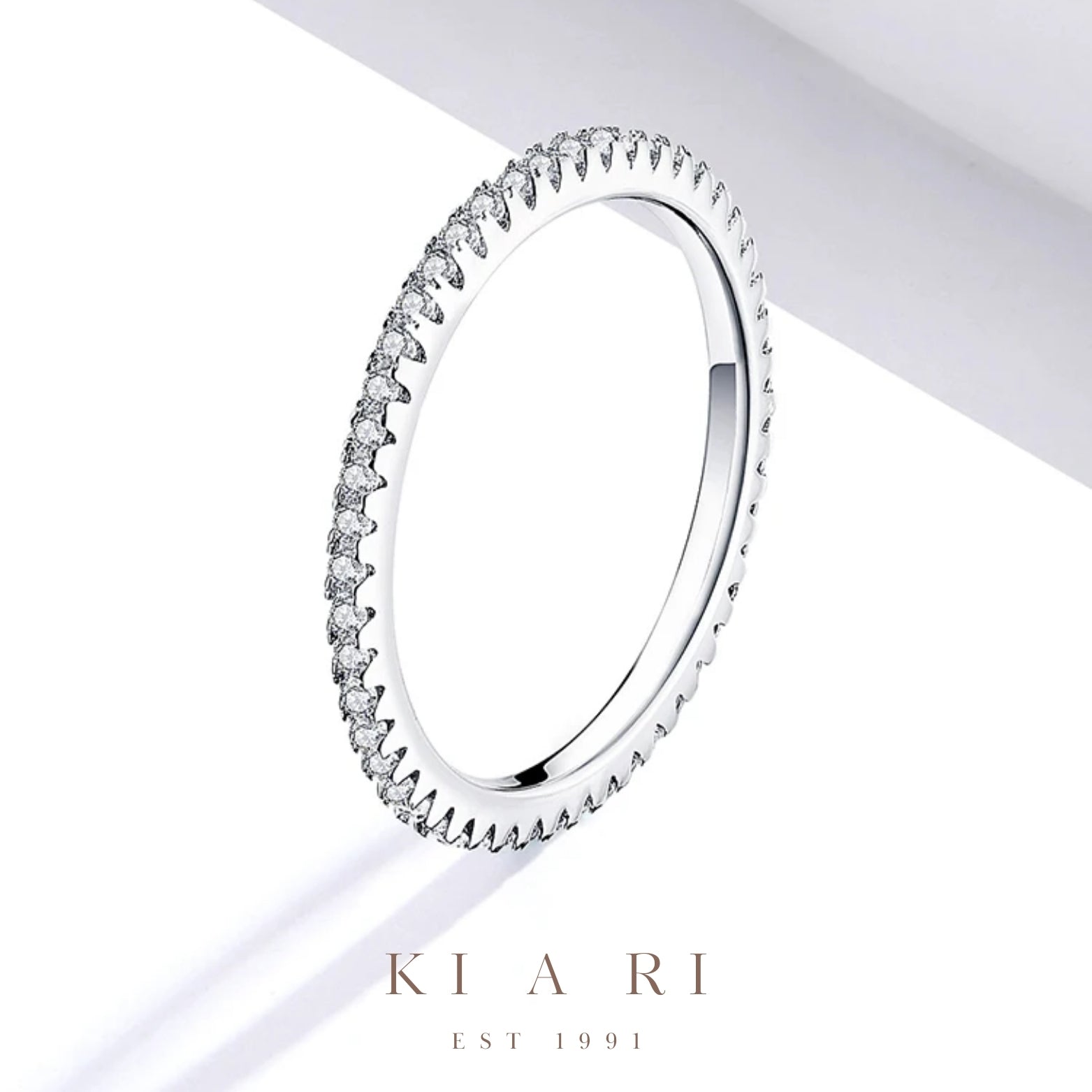 Taeyeon Eternity Stacker Ring (Silver)