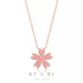 Pugsya Cherry Blossom Necklace 🌸