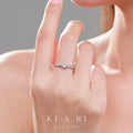 Mun Min 6 Prong Center Stone Half Eternity 💎