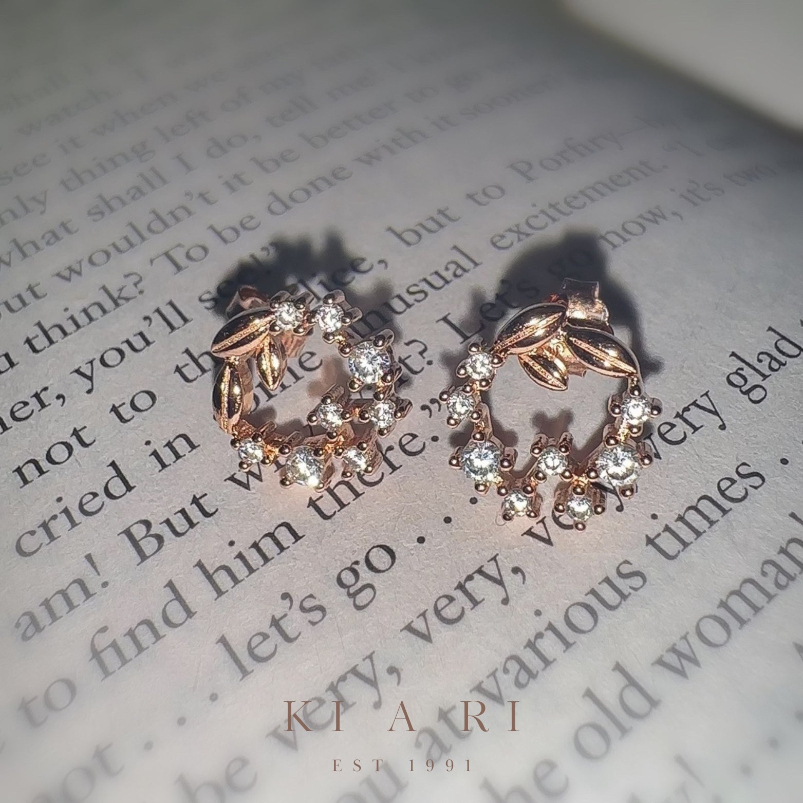 Na-Moo Ring Garland Earrings
