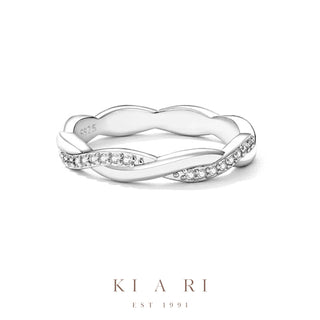 Ja Haeun Petite Entangled Ring (Silver)