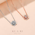 Jangmi Rose Necklace (Rose Gold)