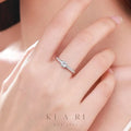 Gyuri Round Diamond Half Eternity Ring