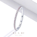 Taeyeon Eternity Stacker Ring (Pink)