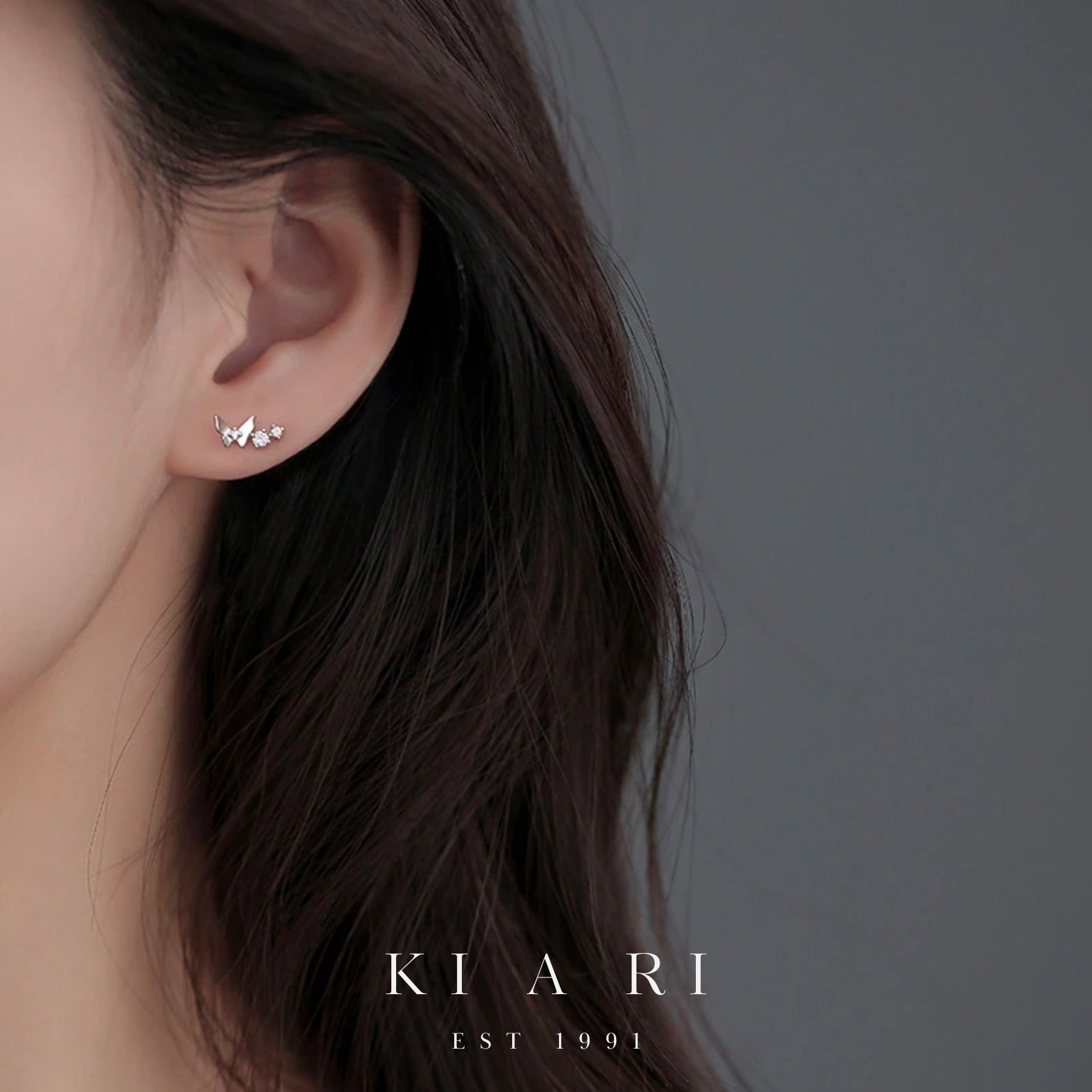 Oh Yeon Dainty Two-Way Butterfly Dangling Earrings 🦋