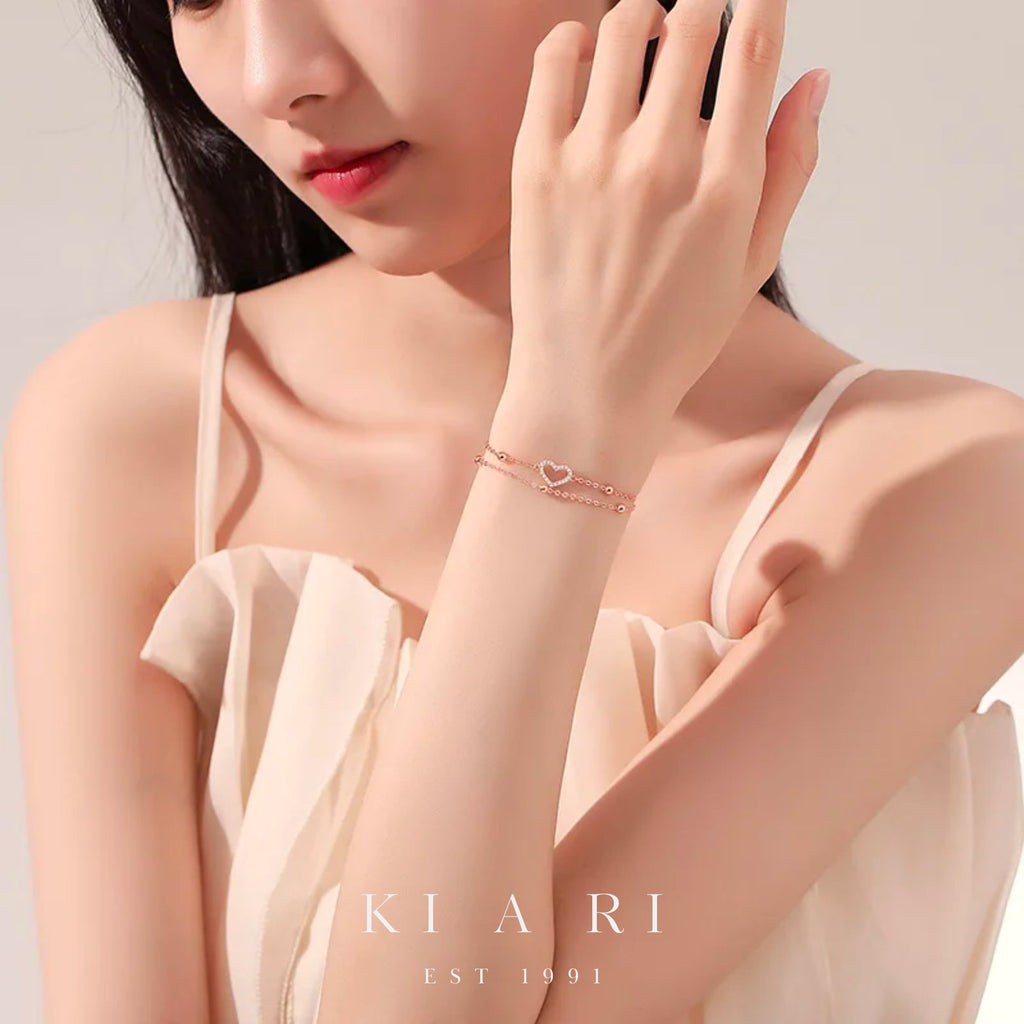 Dal-rae Heart Bracelet (Rose Gold) 🧡