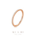 Taeyeon Eternity Stacker Ring (Rose Gold)