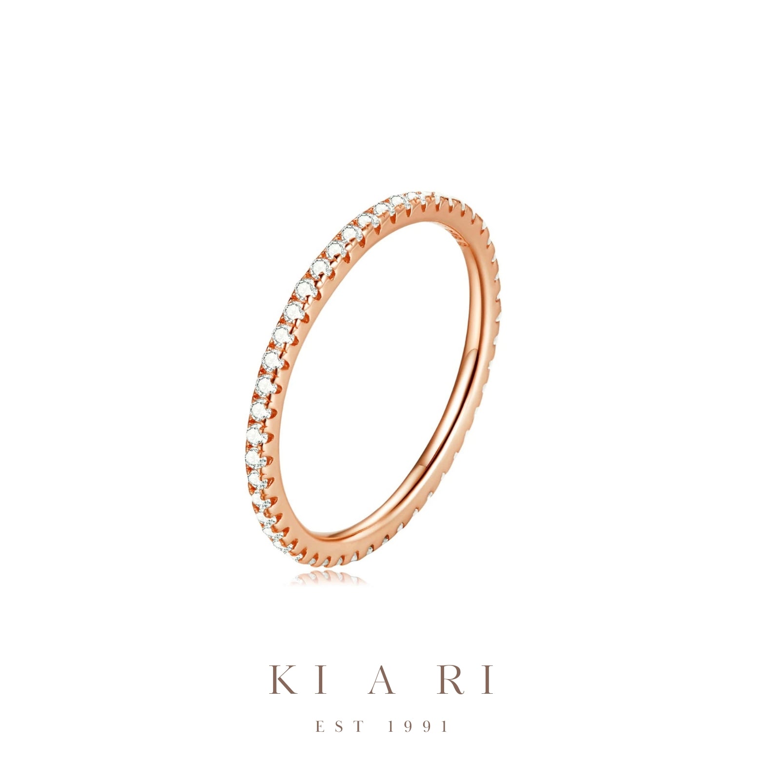 Taeyeon Eternity Stacker Ring (Rose Gold)