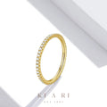 Taeyeon Eternity Stacker Ring (Gold)