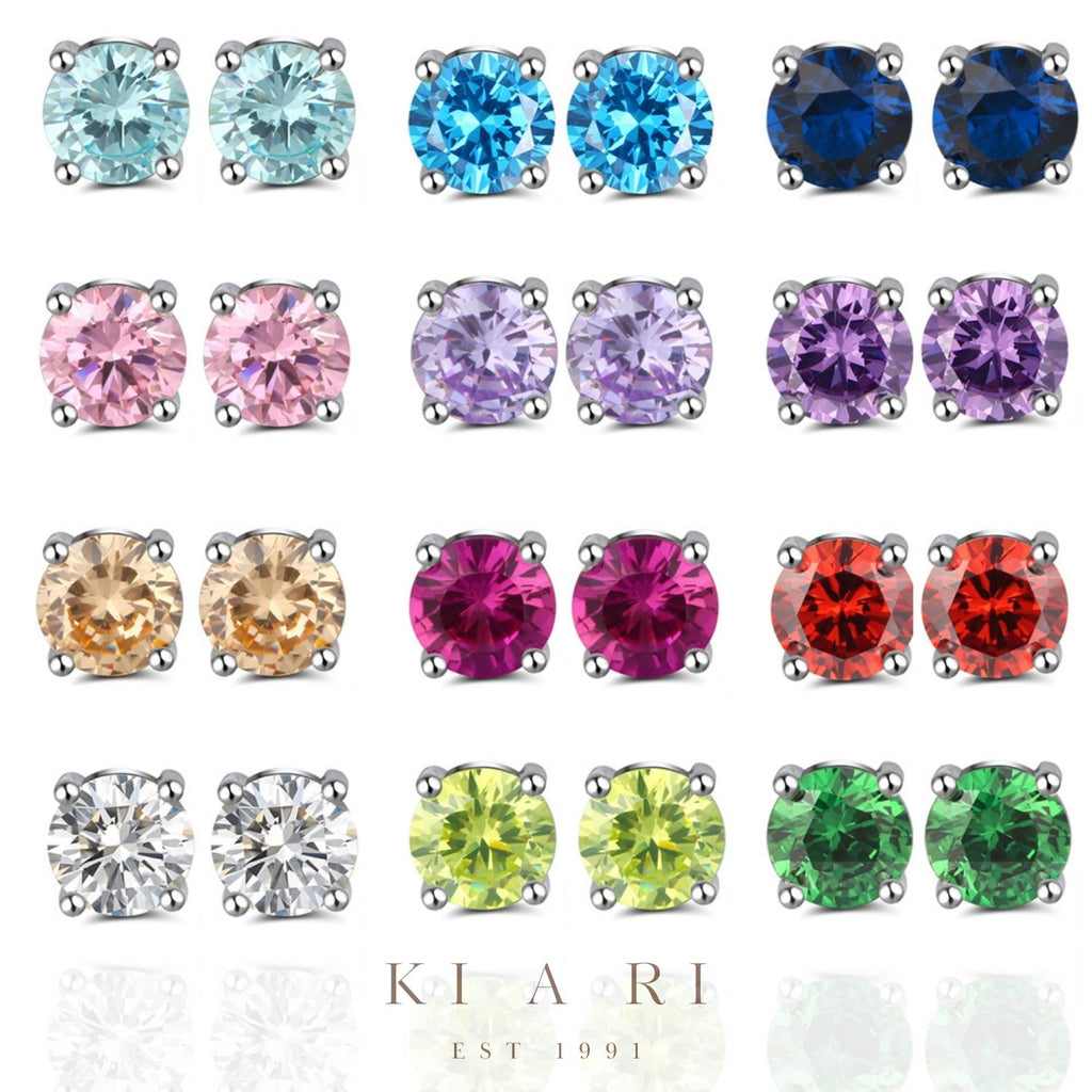 Ara Amethyst Classic Stud Earrings 💜