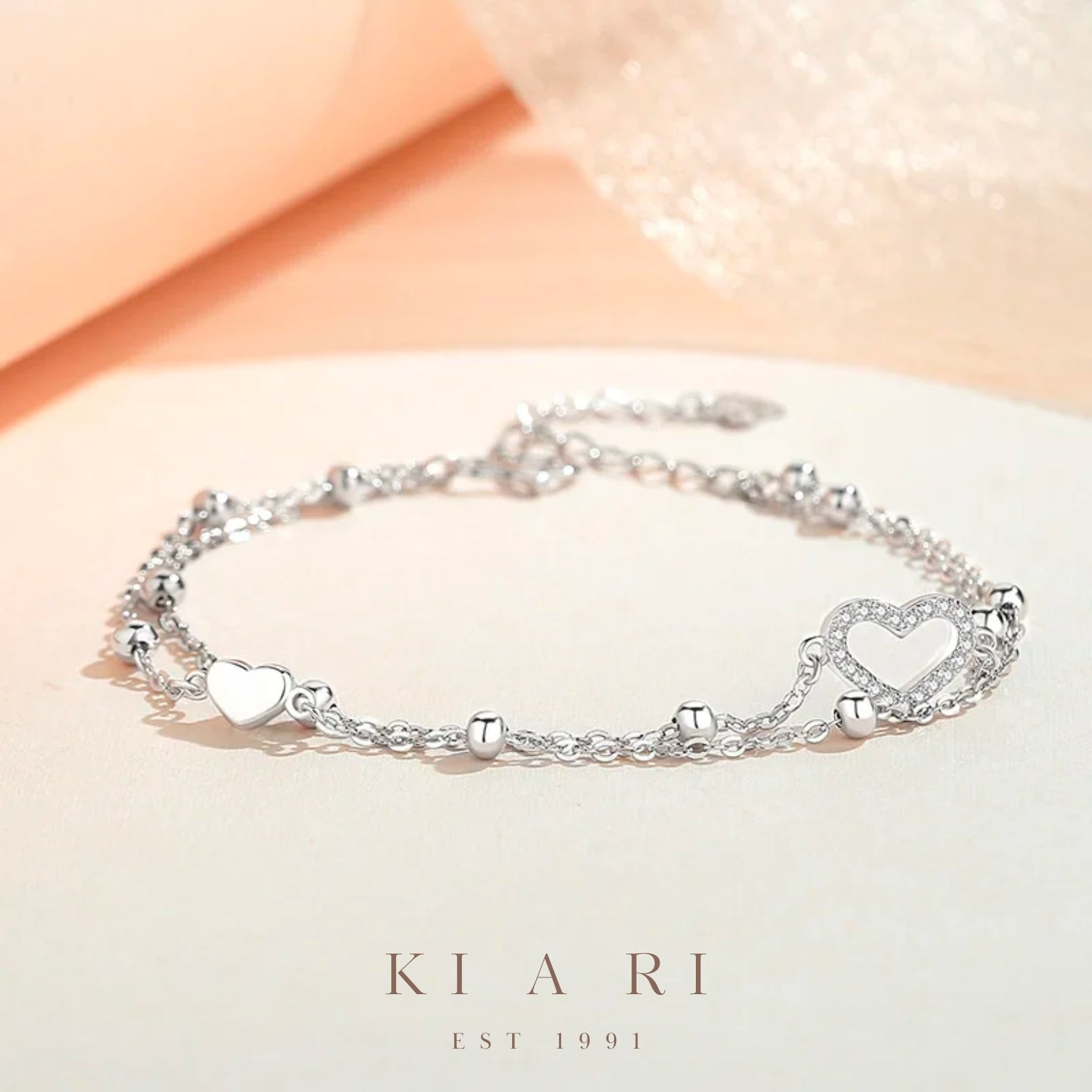 Dal-rae Heart Bracelet (Silver) 🤍