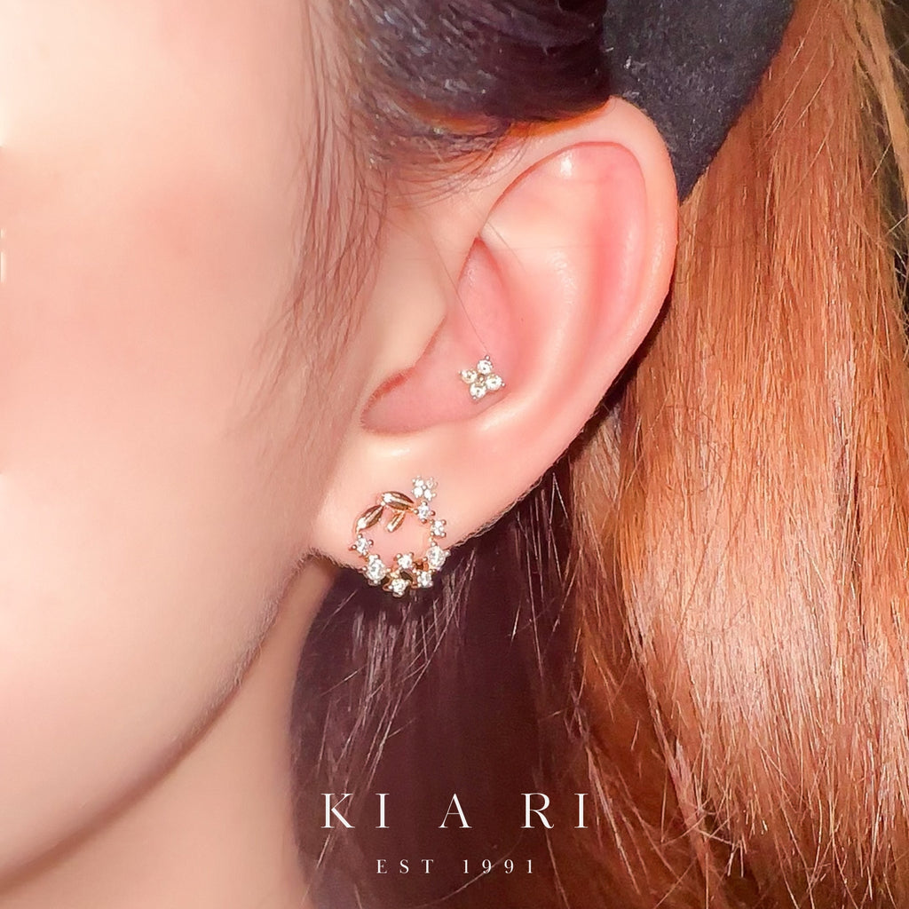 Na-Moo Ring Garland Earrings