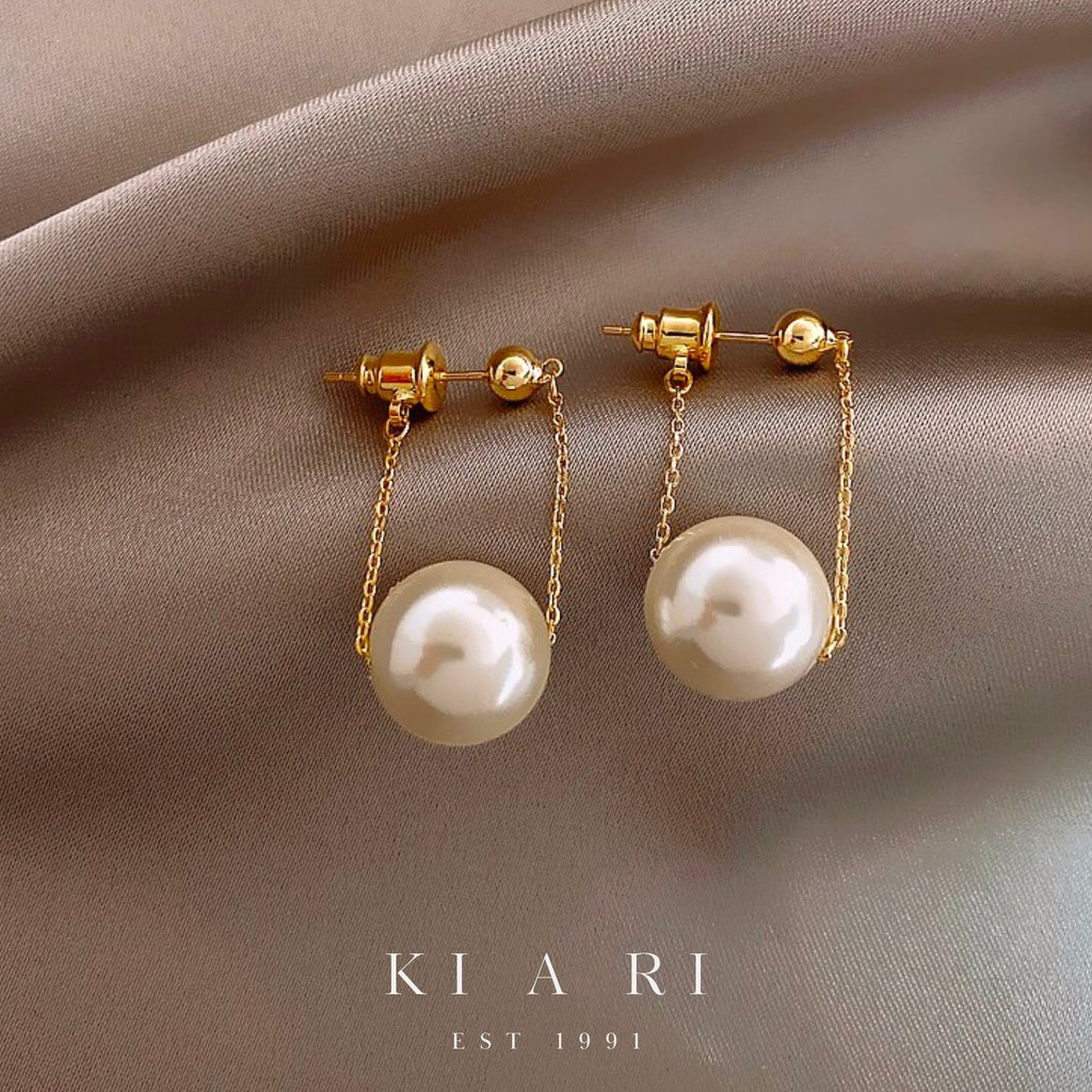Jinju Dangling Pearl Earrings 🐚