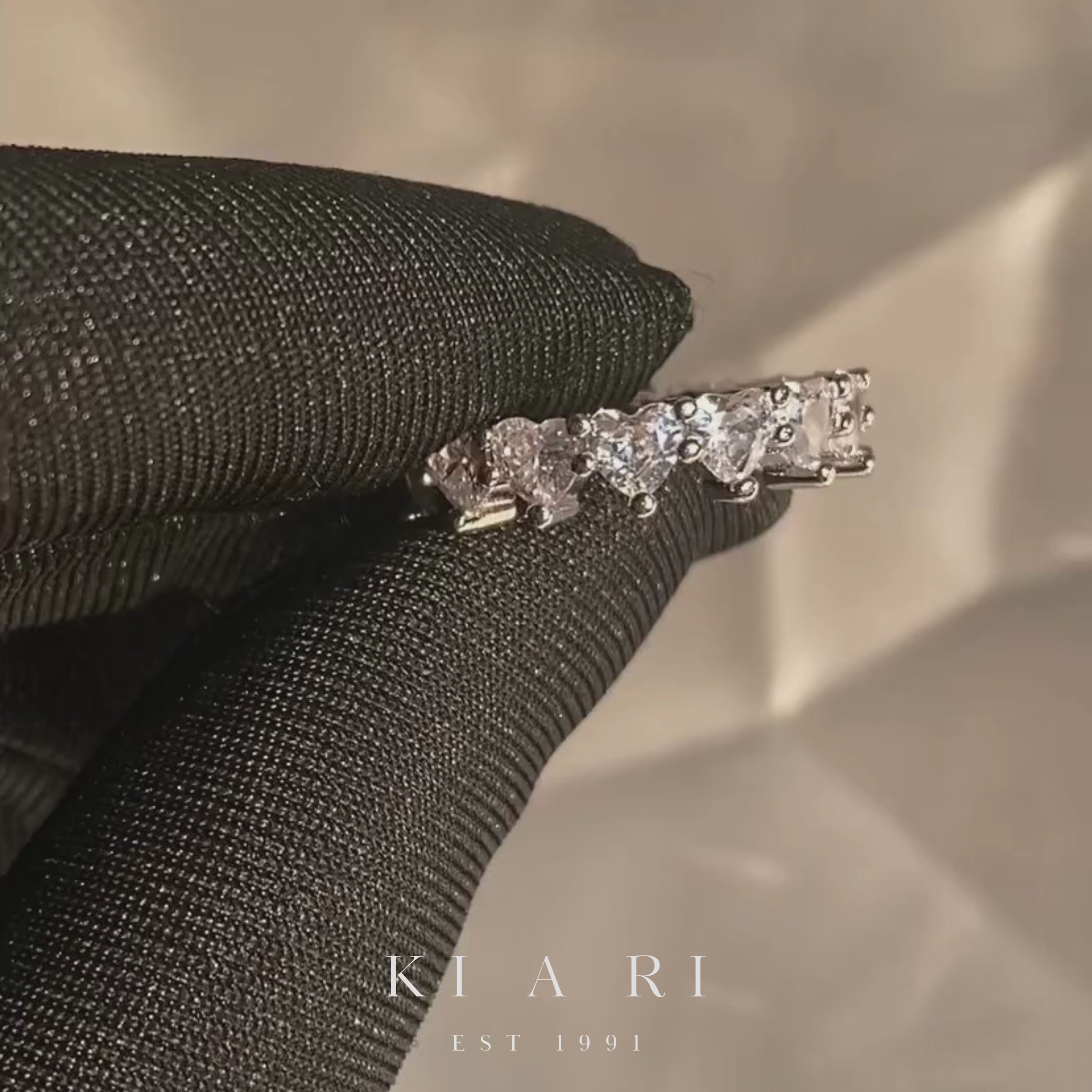 Bong-Cha Heart Eternity Ring (Silver) 🤍