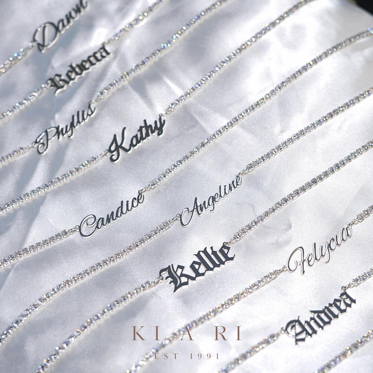Angeline Classic Personalised Tennis Necklace 💎