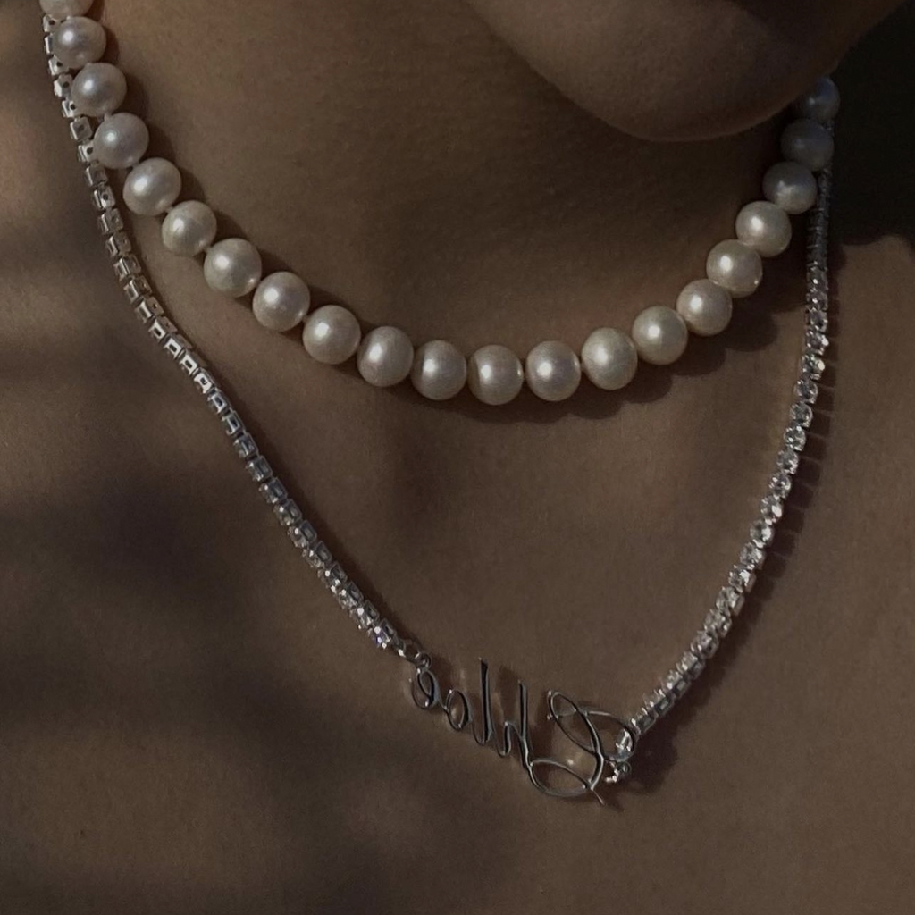 Angeline Classic Personalised Tennis Necklace 💎