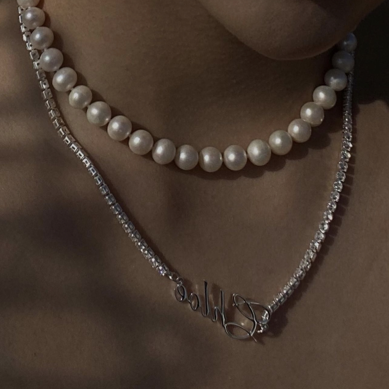 Angeline Classic Personalised Tennis Necklace 💎