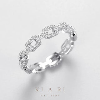 Mina Diamond Chain Eternity Ring ⛓️